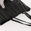 Jimmy Choo Tote Bag Leather Gold Silver Auth BA7361-6