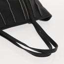 Jimmy Choo Tote Bag Leather Gold Silver Auth BA7361-7