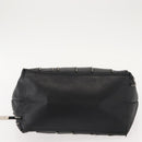 Jimmy Choo Tote Bag Leather Gold Silver Auth BA7361-5