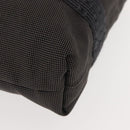 HERMES Her Line Kabas Tote Bag Canvas Gray Silver Auth BA7363-15