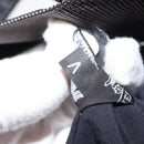 HERMES Her Line Kabas Tote Bag Canvas Gray Silver Auth BA7363-12