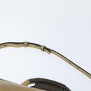 Chloe Etel Hand Bag Leather 2way Beige Gold Auth BA7364-9