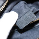 Chloe Etel Hand Bag Leather 2way Black Gold Auth BA7365-12