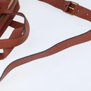 Chloe Hand Bag Leather 2way Orange Gold Auth BA7366-9