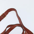 Chloe Hand Bag Leather 2way Orange Gold Auth BA7366-15