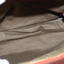 Chloe Hand Bag Leather 2way Orange Gold Auth BA7366-11