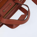 Chloe Hand Bag Leather 2way Orange Gold Auth BA7366-8