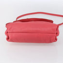 Chloe Lily Hand Bag Leather 2way Pink Silver Auth BA7367V-5