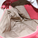 Chloe Lily Hand Bag Leather 2way Pink Silver Auth BA7367V-20