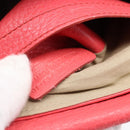 Chloe Lily Hand Bag Leather 2way Pink Silver Auth BA7367V-12