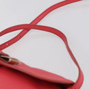 Chloe Lily Hand Bag Leather 2way Pink Silver Auth BA7367V-14