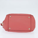 Chloe Bridget Hand Bag Leather 2way Pink Gold Auth BA7368-5