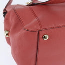 Chloe Bridget Hand Bag Leather 2way Pink Gold Auth BA7368-18