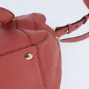 Chloe Bridget Hand Bag Leather 2way Pink Gold Auth BA7368-9