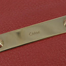 Chloe Bridget Hand Bag Leather 2way Pink Gold Auth BA7368-19