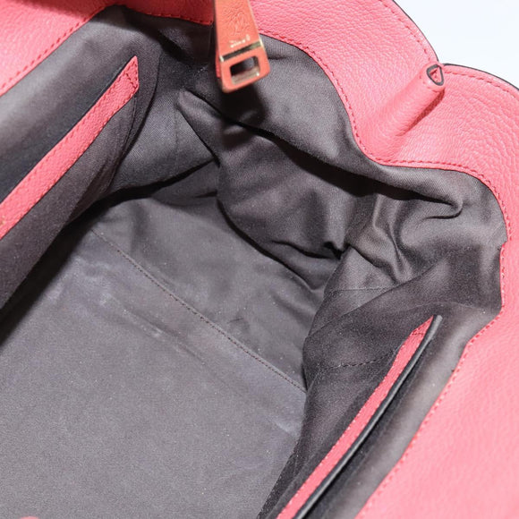 Chloe Bridget Hand Bag Leather 2way Pink Gold Auth BA7368