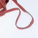 Chloe Bridget Hand Bag Leather 2way Pink Gold Auth BA7368-8