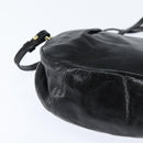 Chloe Hand Bag Leather 2way Black Gold Auth BA7369-15