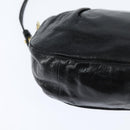Chloe Hand Bag Leather 2way Black Gold Auth BA7369-17