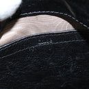 Chloe Hand Bag Leather 2way Black Gold Auth BA7369-19