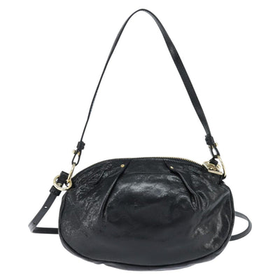 Chloe Hand Bag Leather 2way Black Gold Auth BA7369 - 0