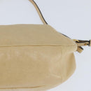 Chloe Hand Bag Leather 2way Beige Gold Auth BA7370-16