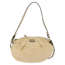 Chloe Hand Bag Leather 2way Beige Gold Auth BA7370-13