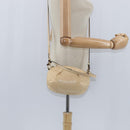 Chloe Hand Bag Leather 2way Beige Gold Auth BA7370-22