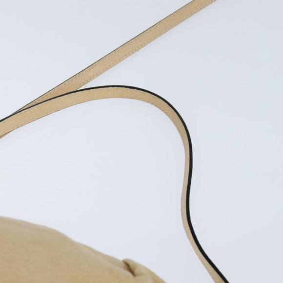 Chloe Hand Bag Leather 2way Beige Gold Auth BA7370