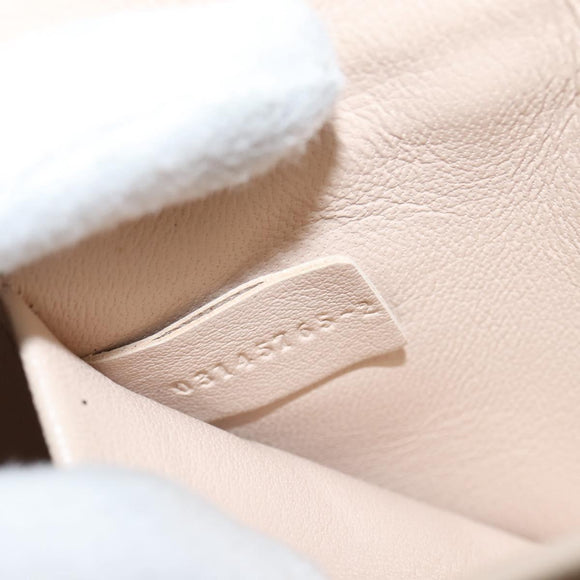 Chloe Shoulder Bag Leather Navy Gold Auth BA7371