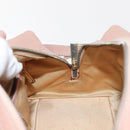 VERSACE Hand Bag Leather Pink Gold Auth BA7372-19