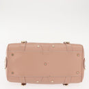 VERSACE Hand Bag Leather Pink Gold Auth BA7372-5