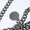 Stella MacCartney Chain Falabella Bag polyester Black Silver 391698 Auth BA7373-9