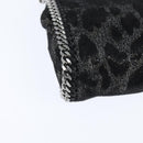 Stella MacCartney Chain Falabella Bag polyester Black Silver 391698 Auth BA7373-17