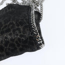 Stella MacCartney Chain Falabella Bag polyester Black Silver 391698 Auth BA7373-18
