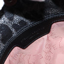 Stella MacCartney Chain Falabella Bag polyester Black Silver 391698 Auth BA7373-19