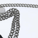Stella MacCartney Chain Falabella Bag polyester Black Silver 391698 Auth BA7373-14