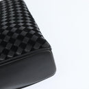 BALLY Hand Bag Leather Black Gold Auth BA7374-16