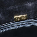 BALLY Hand Bag Leather Black Gold Auth BA7374-18