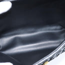 BALLY Hand Bag Leather Black Gold Auth BA7374-11