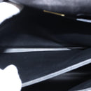 BALLY Hand Bag Leather Black Gold Auth BA7374-21