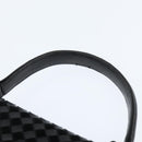 BALLY Hand Bag Leather Black Gold Auth BA7374-8