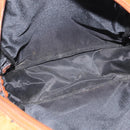 MCM Logogram Vicetos Hand Bag PVC Leather Brown Gold Auth BA7375-11