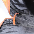 MCM Logogram Vicetos Hand Bag PVC Leather Brown Gold Auth BA7375-18