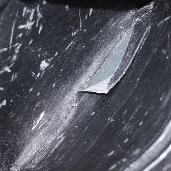 LOEWE Anagram Tote Bag Leather Black Gold Auth BA7376