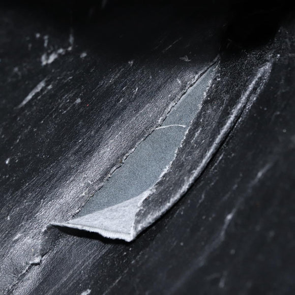 LOEWE Anagram Tote Bag Leather Black Gold Auth BA7376