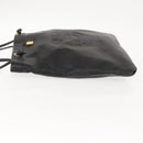 LOEWE Anagram Tote Bag Leather Black Gold Auth BA7376-4