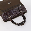 Gianni Versace PRADA Celine Bally Bag Leather 4 Set Black Brown Auth BA7384-4