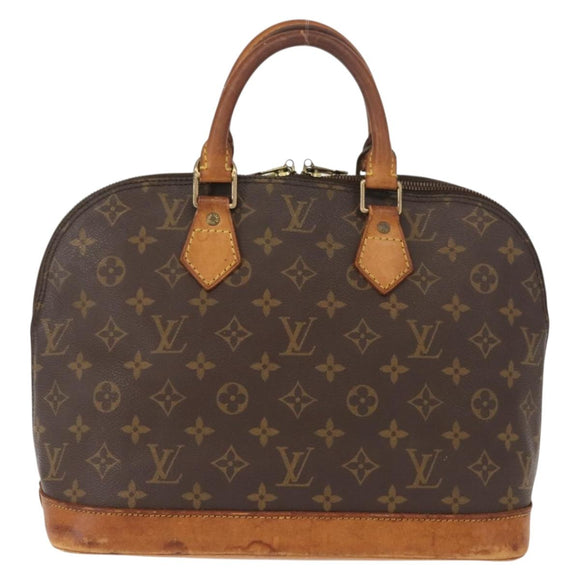LOUIS VUITTON Monogram Alma Hand Bag M51130 LV Auth BA7387