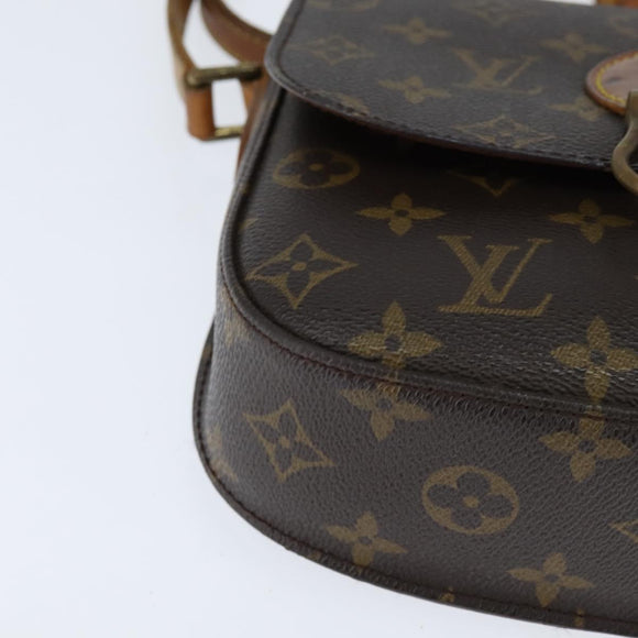 LOUIS VUITTON Monogram Saint Cloud MM Shoulder Bag M51243 LV Auth BA7389